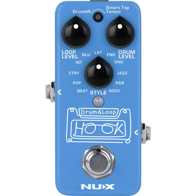 NU-X Mini Core Series HOOK Drum & Loop Effects Pedal Mini Looper w/ Phones Out