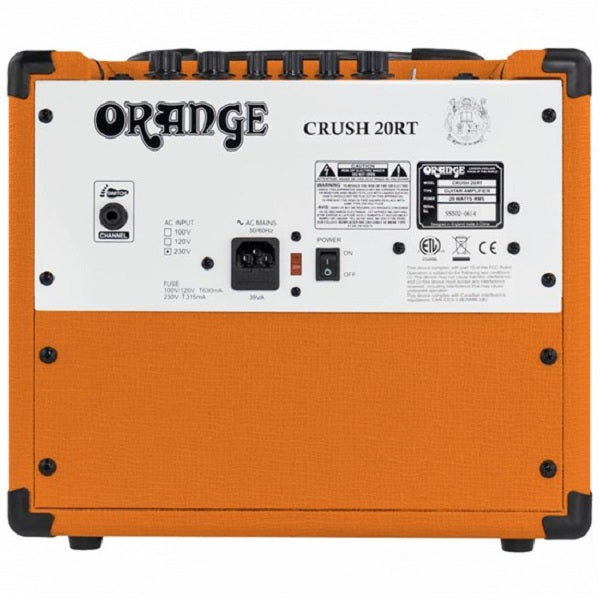 Orange Crush 20RT Guitar Amp Combo w/  Reverb & Tuner (20 Watts)