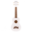 Makala MK-SD Soprano Dolphin Ukulele Pearl White