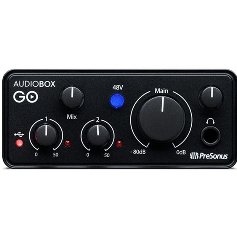 PreSonus AudioBox GO Ultra Compact 2x2 USB Audio Interface