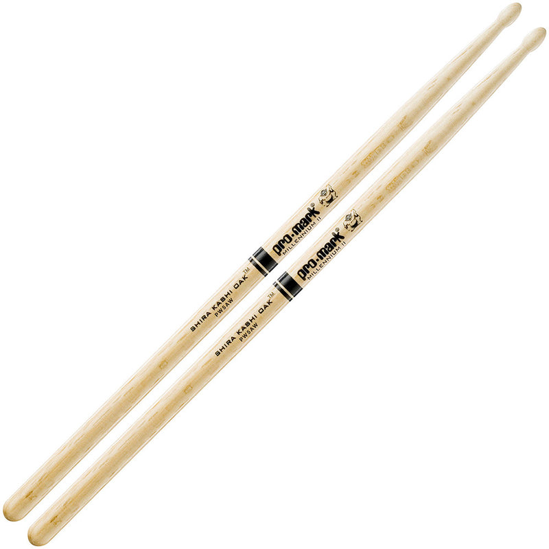 Promark Attack Shira Kashi 5A Japanese Oak  Drum Sticks Wood Tip