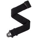 D'Addario Auto Lock Nylon Guitar Strap - Stitched Black