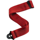 D'Addario Auto Lock Nylon Guitar Strap - Blood Red