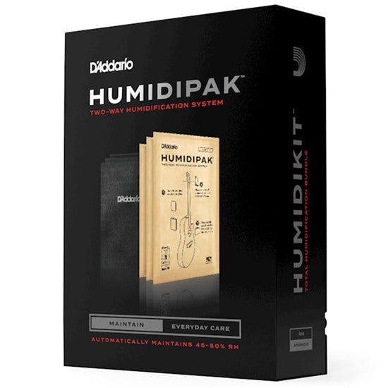 D'Addario Humidipak Maintain - Two Way Guitar / Instrument Humidification System