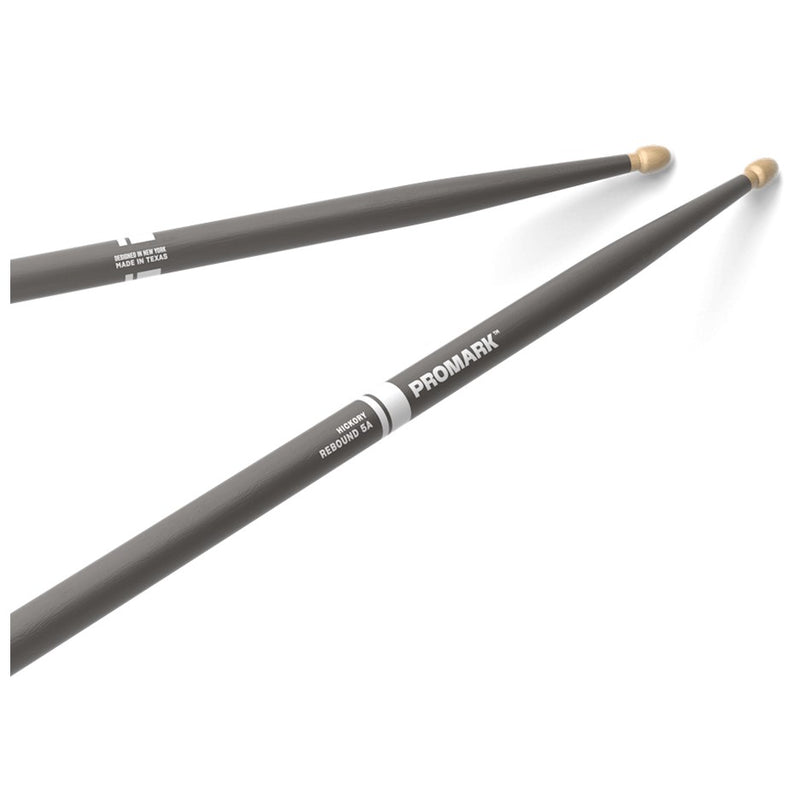 Promark Rebound 5A Gray Hickory Drum Sticks  Wood Tip