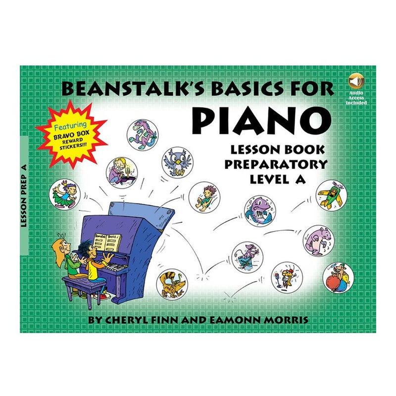 Beanstalk's Basics for Piano- Lesson Book Preparatory Level A
