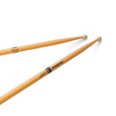 ProMark Rebound 5A Active Grip Clear Hickory Drum Sticks - Wood Tip