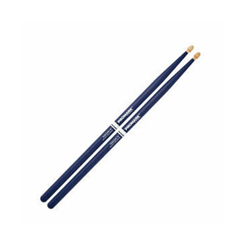 Promark Rebound 535 7A Blue Hickory Drum Sticks - Wood Tip