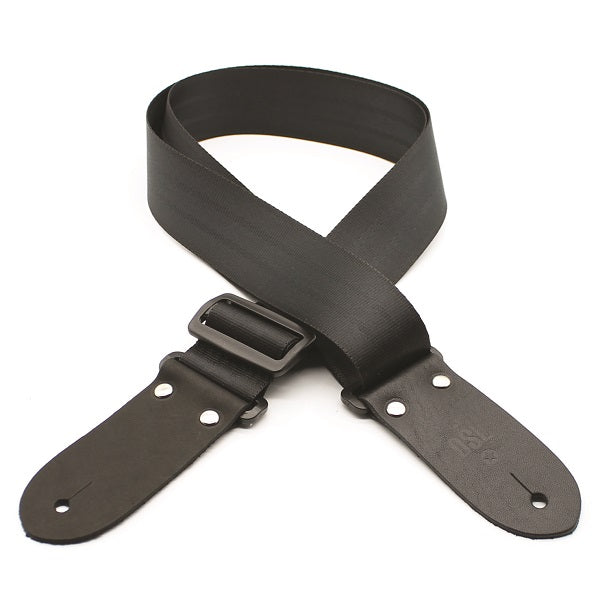 DSL SB20 Seat Belt Webbing Guitar Strap - Black