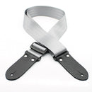 DSL SB20 Seat Belt Webbing Guitar Strap - Silver
