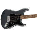 Squier Affinity Stratocaster HH Laurel FB Black Pickguard - Charcoal Frost Metallic