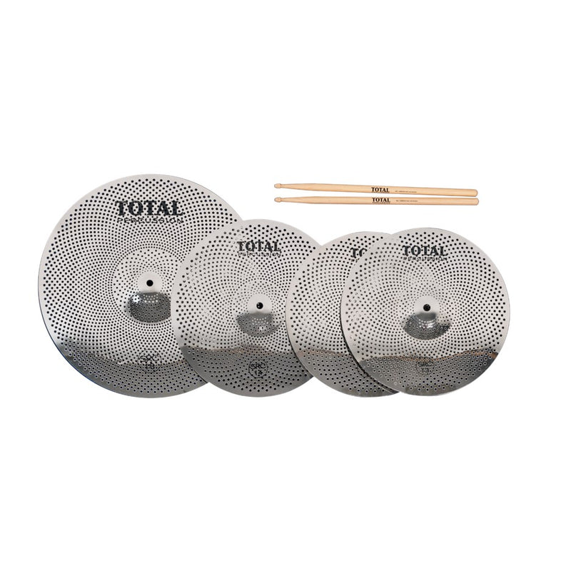 Total Percussion SRC45 Sound Reduction Cymbal Set
