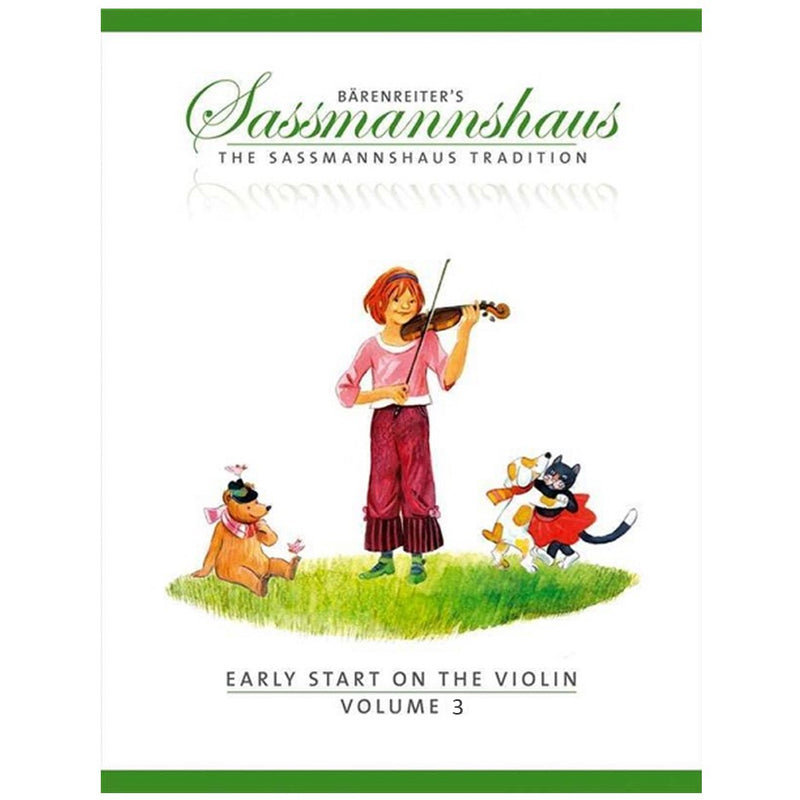 Sassmannshaus - Early Start to the Violin Volume 3 by Barenreiter