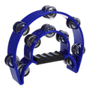 Mano Percussion TMP13BL 1/2 Moon Tambourine - Blue