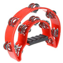 Mano Percussion TMP13R 1/2 Moon Tambourine - Red