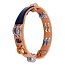 Toca T1010-ABC Acacia 10" Tambourine - Brass/Nickel Jingles