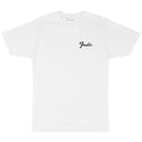 Fender Transition Logo T Shirt White - ALL SIZES
