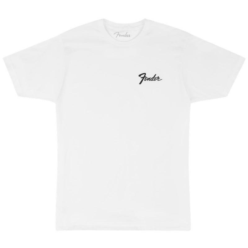 Fender Transition Logo T Shirt White - Large