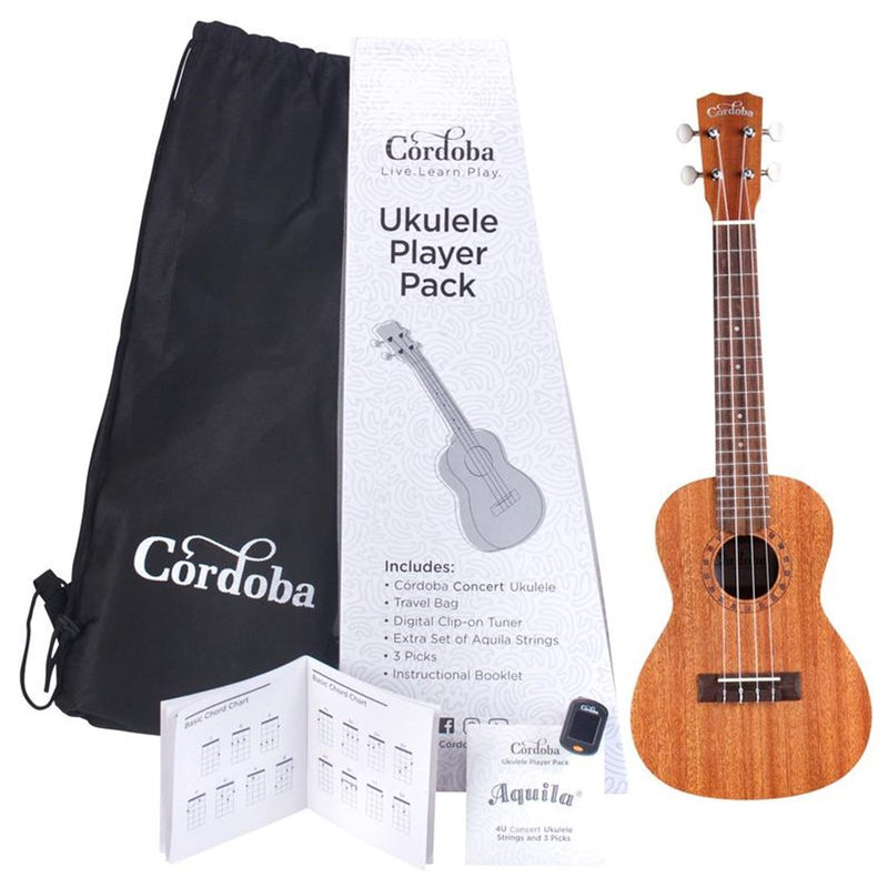 Cordoba Ukulele Player Pack Concert