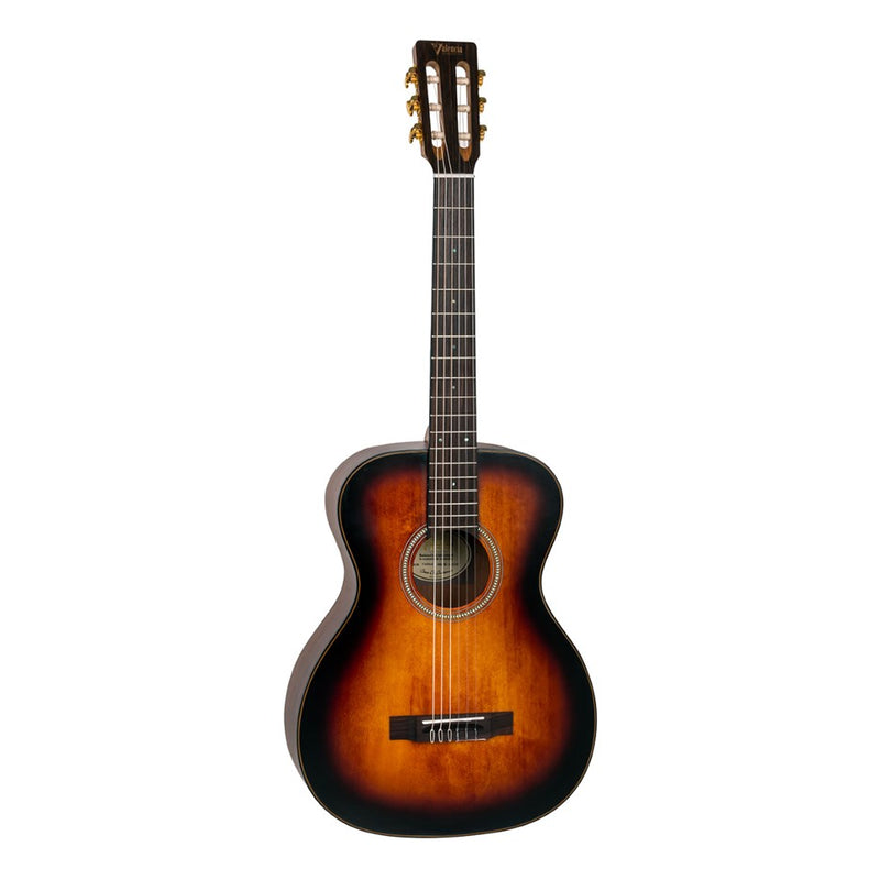 Valencia VA434 Classical Hybrid Guitar - Sunburst