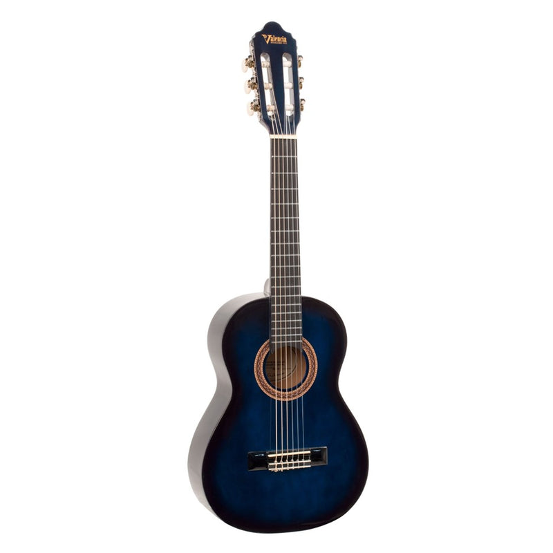 Valencia VC101BUS Classical Guitar 1/4 Size - Blue Burst