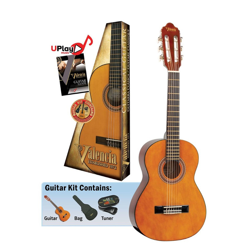 Valencia VC101K Classical Guitar Pack - 1/4 Size