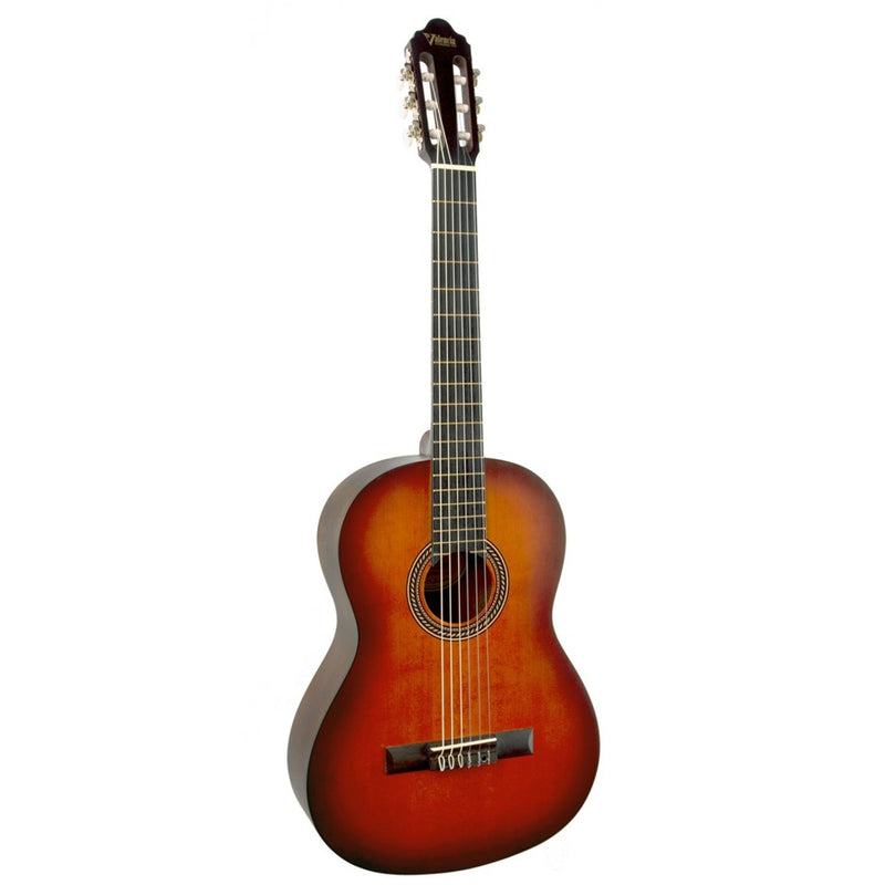 Valencia VC204CSB 4/4 Size Classical Guitar - Satin Classic Sunburst