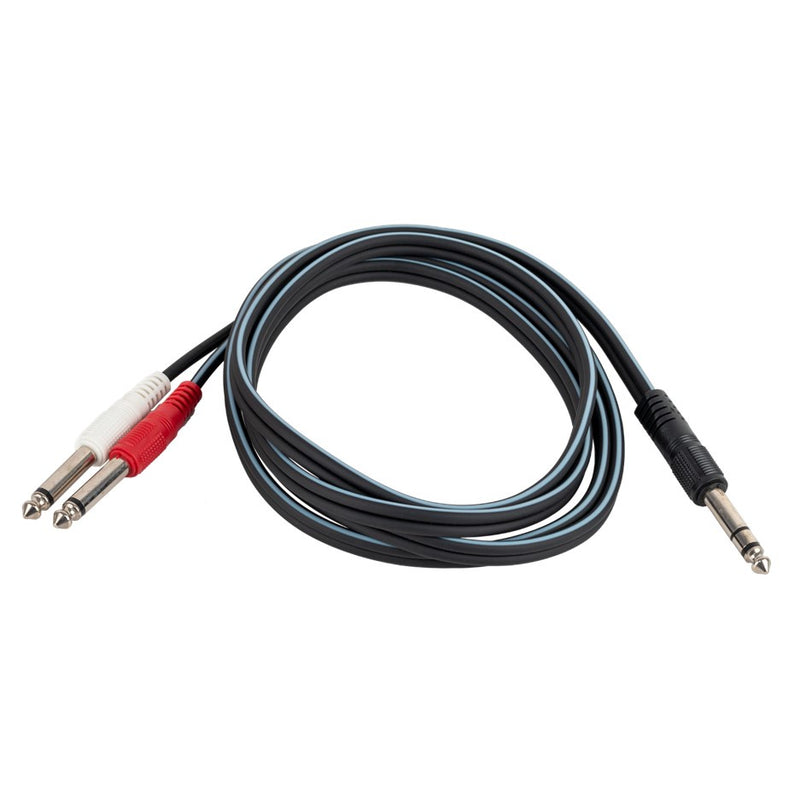 Australasian YCB6S TRS to 2 x TR Audio Cable - 6ft