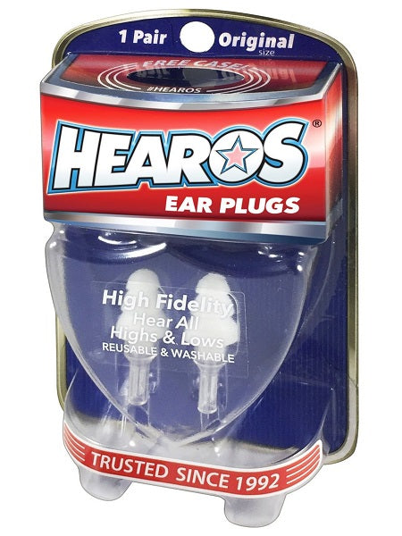 Hearos 211 High Fidelity Ear Plugs - Original Size