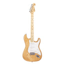 SX ASH2M Ash Series Strat Style Electric Guitar - Natural