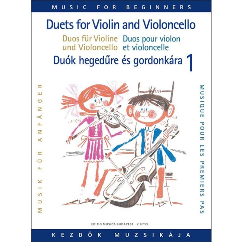 Duets for Violin and Violoncello for Beginners 1 *S/Hand*
