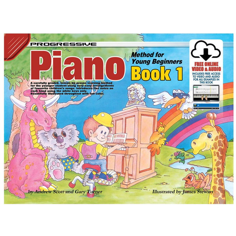 Progressive Piano Book 1 - Method For Young Beginners