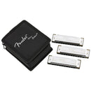 Fender Blues Deluxe Harmonica Pack - 3 Harmonicas