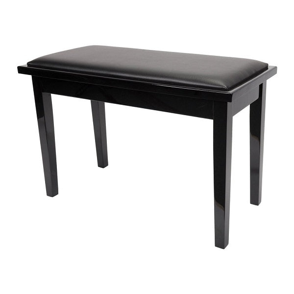Crown CPS-1 Piano Wide Bench w/ Compartment - Black