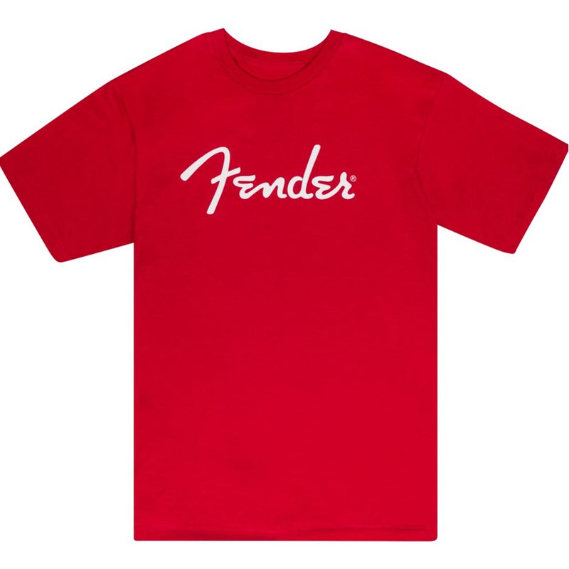 Fender Spaghetti Logo T-Shirt - Dakota Red