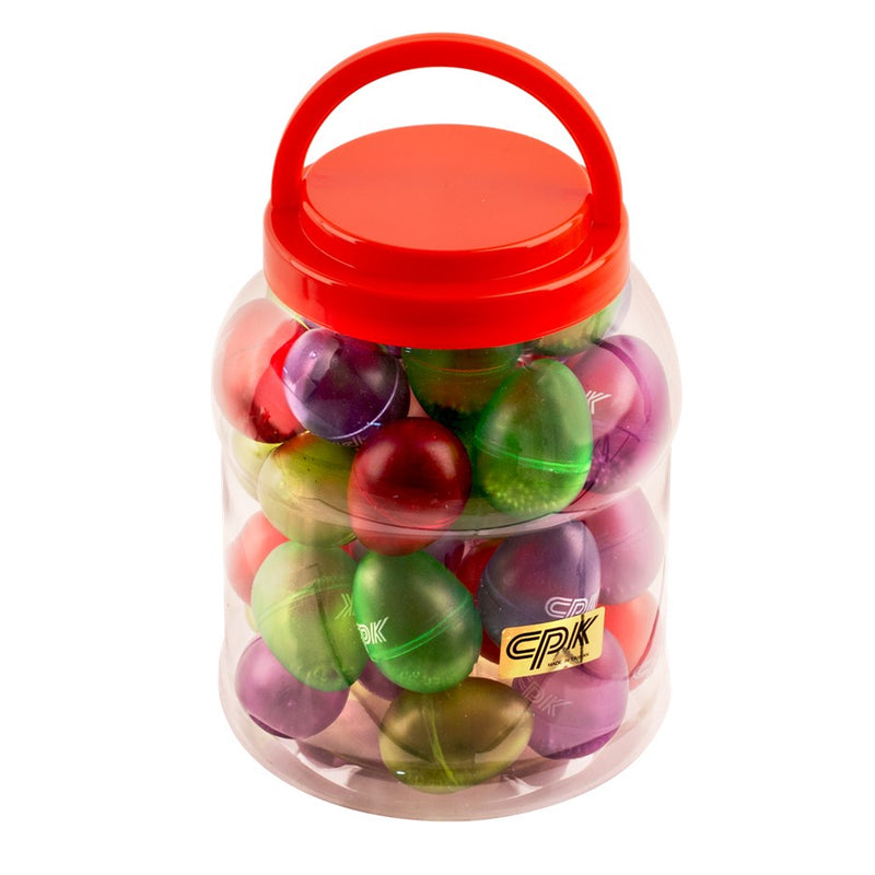 CPK ED800 Transparent Egg Shaker Maraccas - Various Colours (Single)
