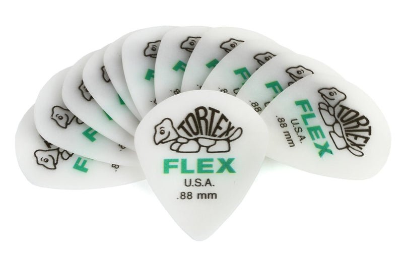 Dunlop Tortex "Flex" .88mm Picks - 12 Pack