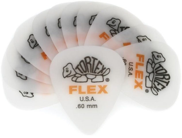 Dunlop Tortex "Flex" .60mm Picks - 12 Pack
