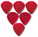 Dunlop Jazz III "Red Nylon" Picks - 6 Pack