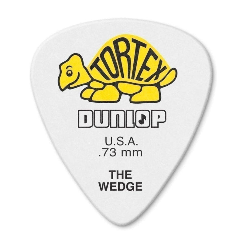 Dunlop Tortex "Wedge" 0.73mm Picks - 12 Pack
