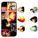 Dunlop JSA27 Jimi Hendrix Montage Pick Tin w/ 12 Heavy Gauge Picks - 6 Designs