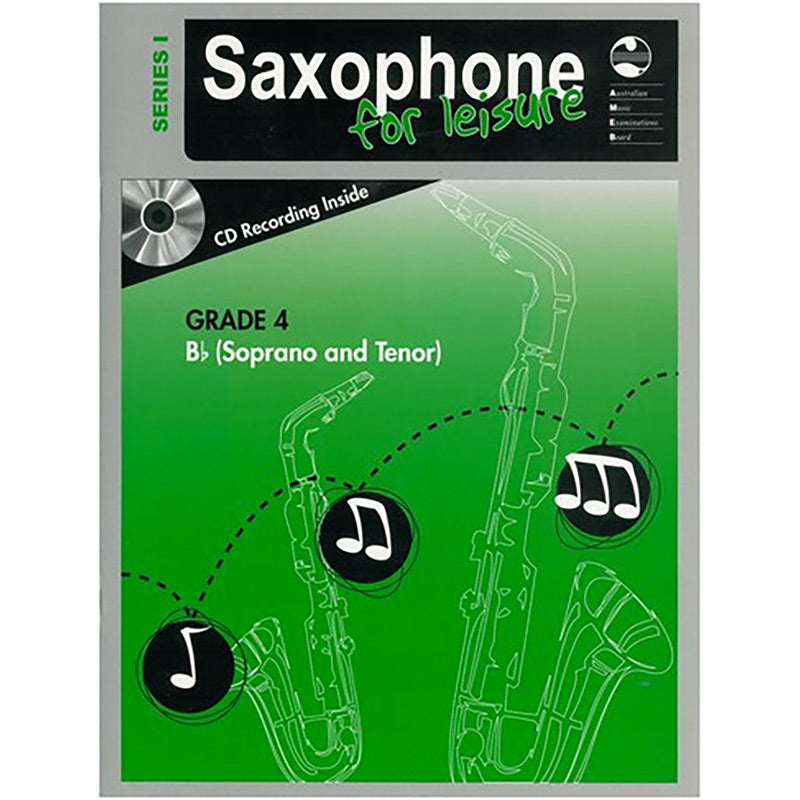 AMEB Saxophone for Leisure Series 1 Grade 4 Book / CD B Flat