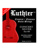 Luthier 60 Concert Silver Nylon Set - Extra High Tension