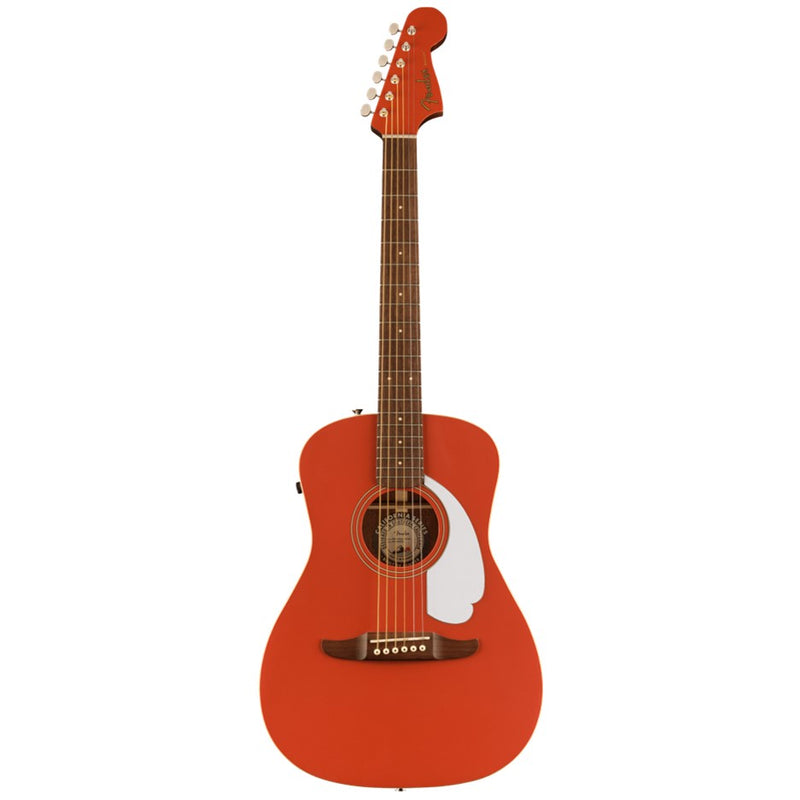 Fender Malibu Player Parlor Acoustic Guitar Fiesta Red