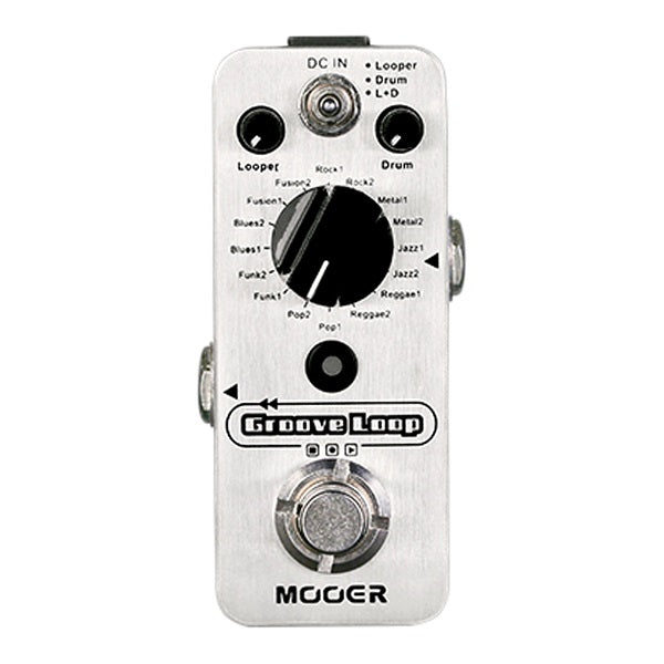 Mooer Groove Loop Drum Machine & Looper Micro Guitar Effects Pedal