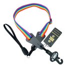 DSL 25UKPOLY Ukulele Strap  - RAINBOW