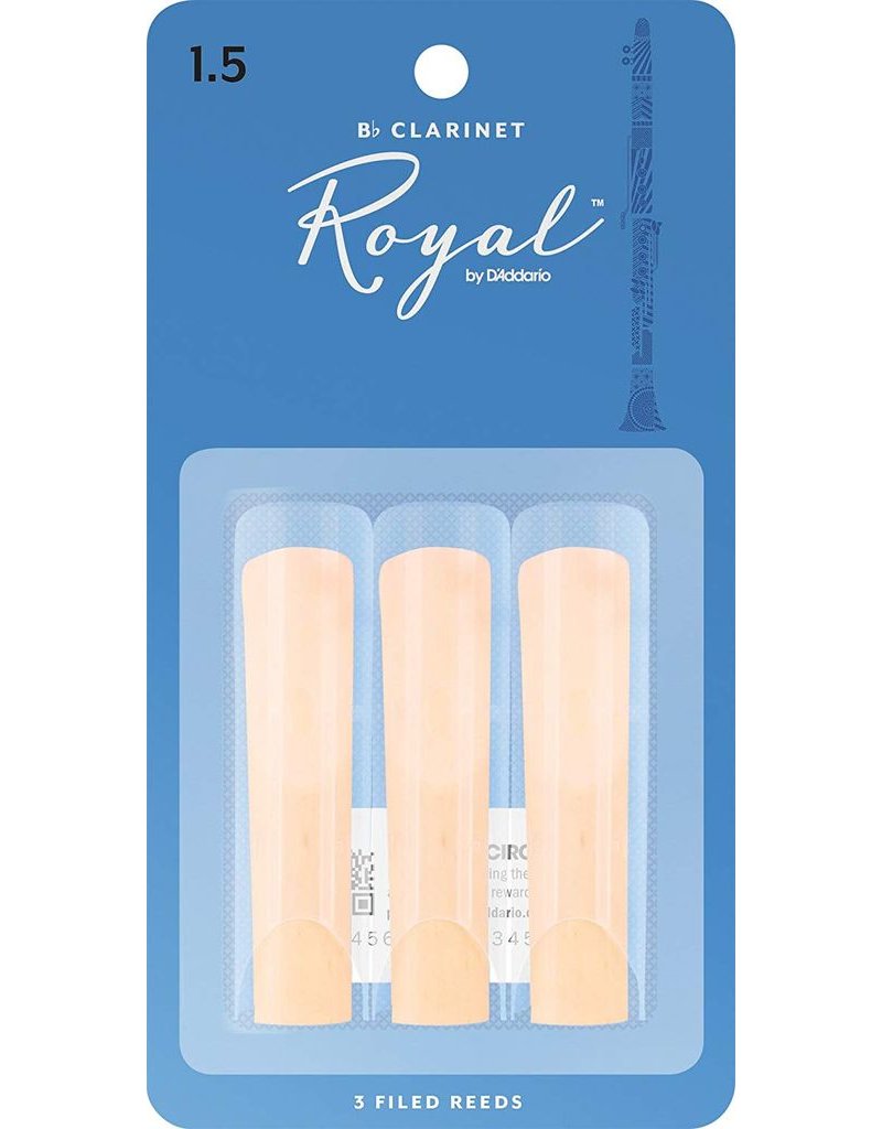 Rico Royal Reeds 3 Pack Clarinet (ALL STRENGTHS)