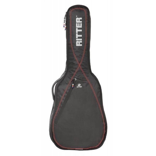 Ritter RGP2-C/BRD Black-Red Classical Guitar Bag - 4/4 Size