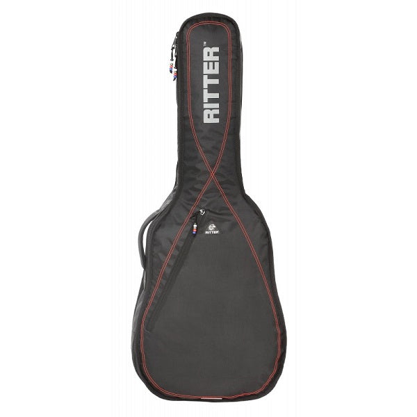 Ritter RGP2-C/BRD Black-Red Classical Guitar Bag - 1/2 Size