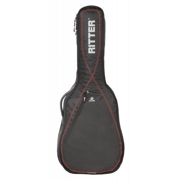 Ritter RGP2-CT/BRD Black-Red Classical Guitar Bag - 3/4 Size